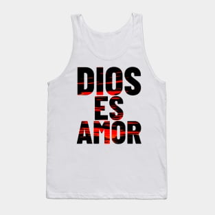 1 John 4-8 God Is Love Spanish Bible Verse Tank Top